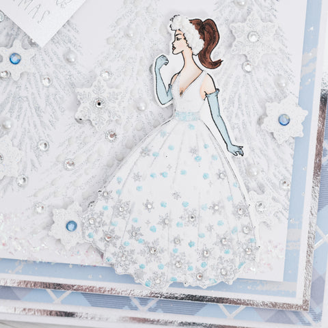 Chloes Creative Cards Die & Stamp Set - Snowflake Queen