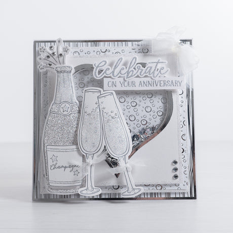 Chloes Creative Cards Die & Stamp Set - Celebrate Sentiment Builder