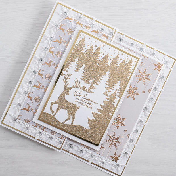 Chloes Creative Cards Photopolymer Stamp Set (A6) - Reindeer Scene