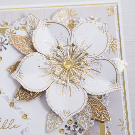 Chloes Creative Cards Die & Stamp Set - Grande Christmas Rose