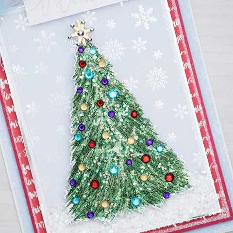 Christmas Tree Quilling Card