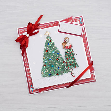 Chloes Creative Cards Die & Stamp Set - Festive Frills
