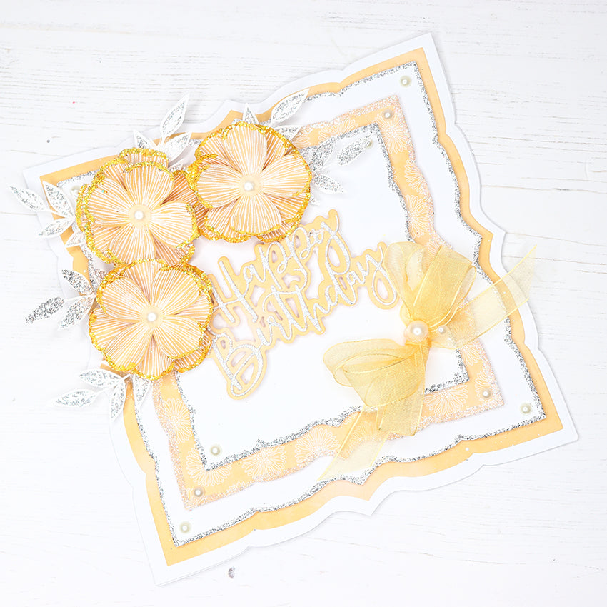 Ensemble de matrices de découpe en métal Chloes Creative Cards - 8 x 8 carrés fantaisie