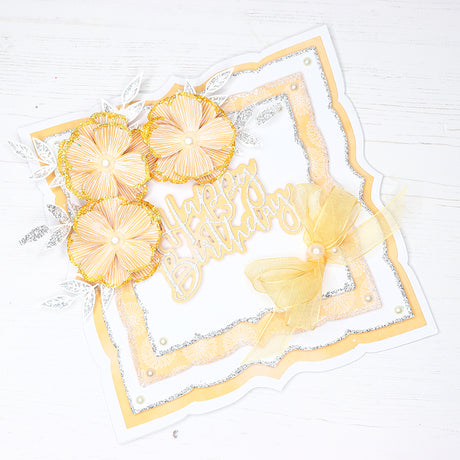 Chloes Creative Cards Metal Die Set - 8 x 8 Fancy Squares