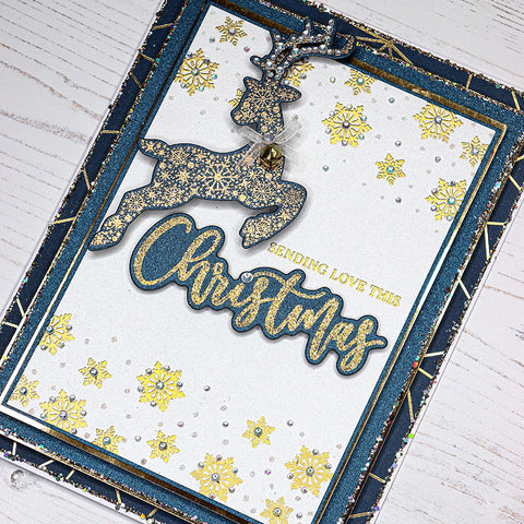 Chloes Creative Cards Die & Stamp Set - Dashing Reindeer