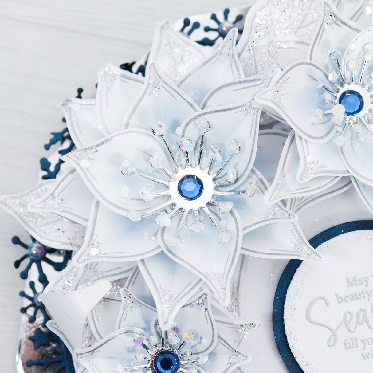 Chloes Creative Cards Die & Stamp Set - Christmas Magnolia