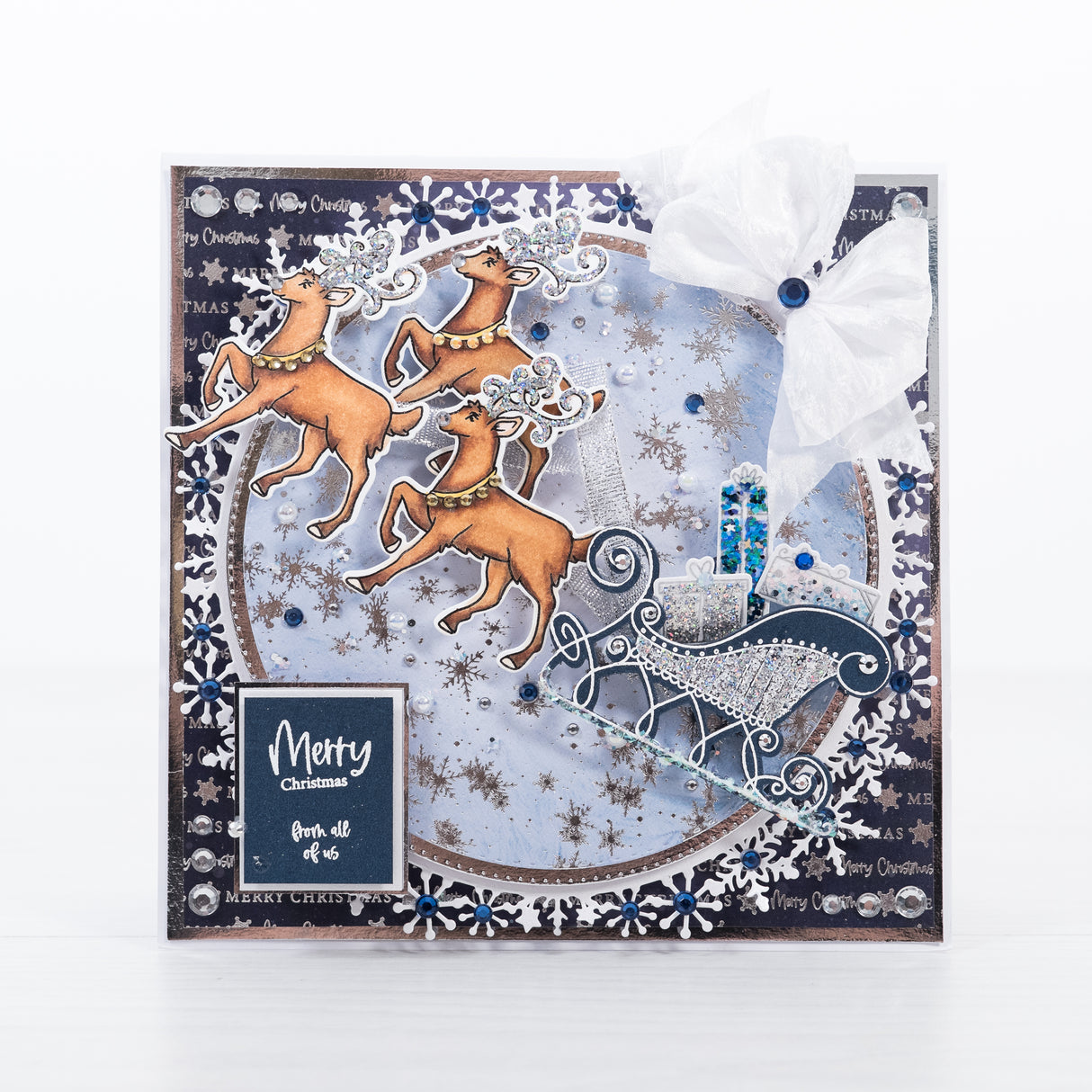 Chloes Creative Cards Die & Stamp Set – Reindeer & Sleigh