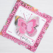 Chloes Creative Cards Metal Die Set - 8x8 Butterfly Frames