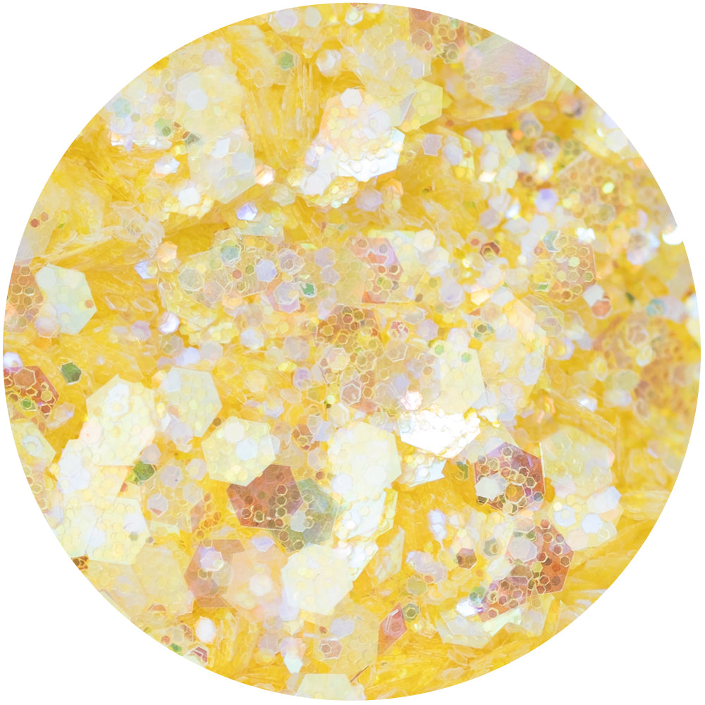 Paillettes Sparkelicious Lemon Drop en pot de 1/2 oz