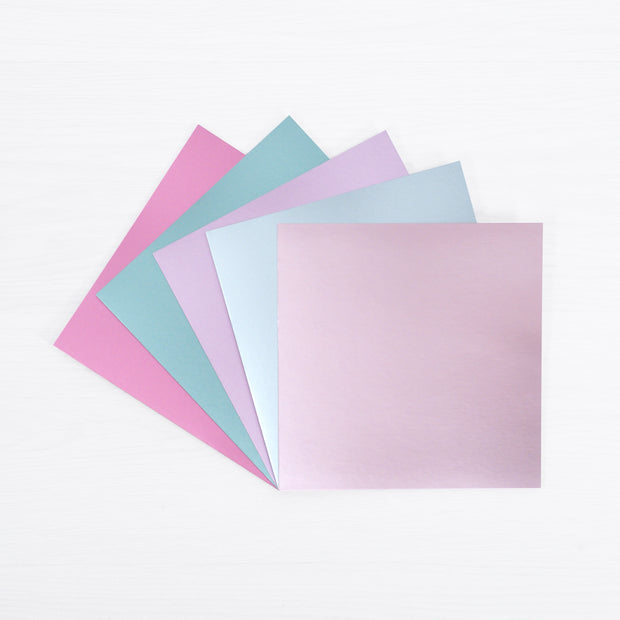 Chloes Creative Cards Matt Mirror Card Pad (8 x 8) - Jewel Colours