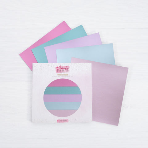 Chloes Creative Cards Matt Mirror Card Pad (8 x 8) - Jewel Colours