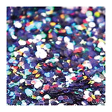 Paillettes Sparkelicious Purple Galaxy en pot de 1/2 oz