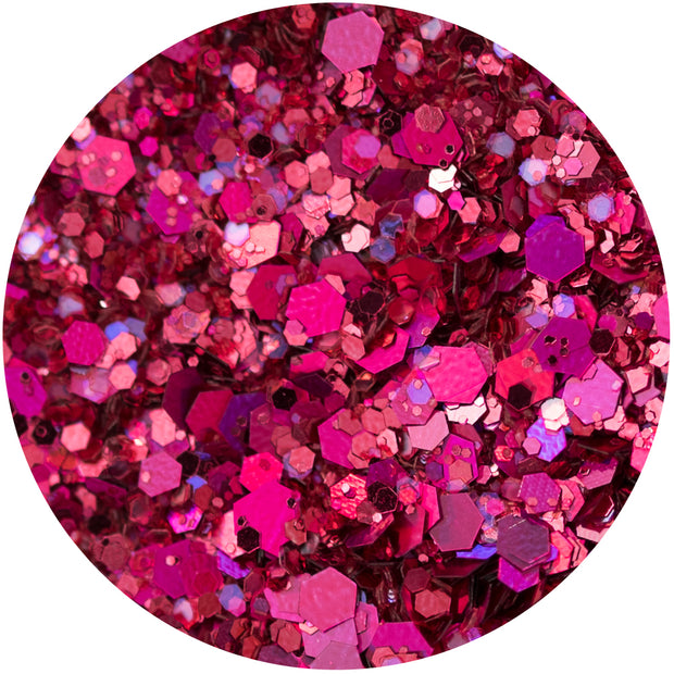 Raspberry Pink Sparkelicious Glitter 1/2oz Jar