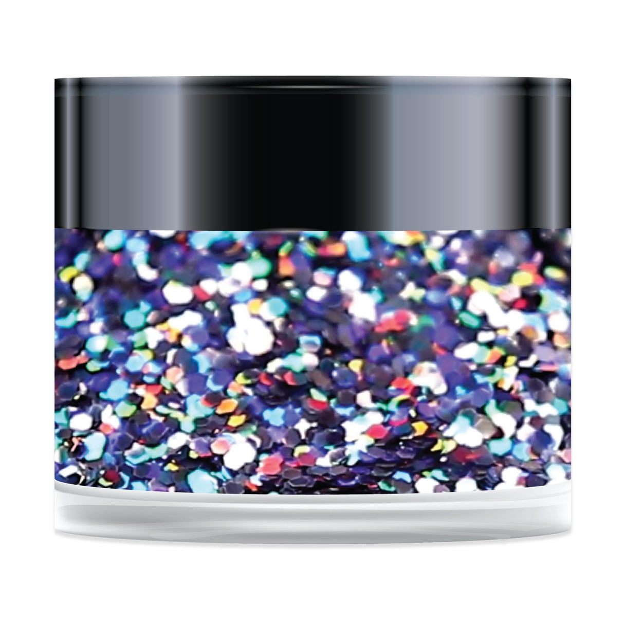 Paillettes Sparkelicious Purple Galaxy en pot de 1/2 oz