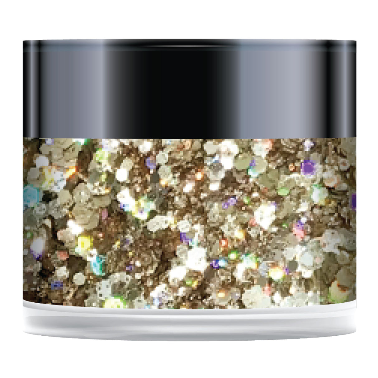 Sparkelicious Glitter mit gesalzenem Karamell, 1/2 oz Glas