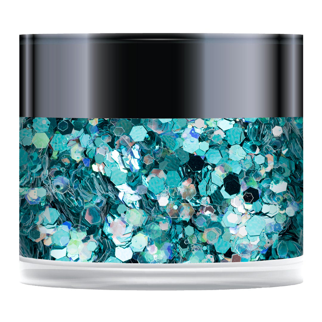 Paillettes Sparkelicious de Jazzy Jade en pot de 1/2 oz