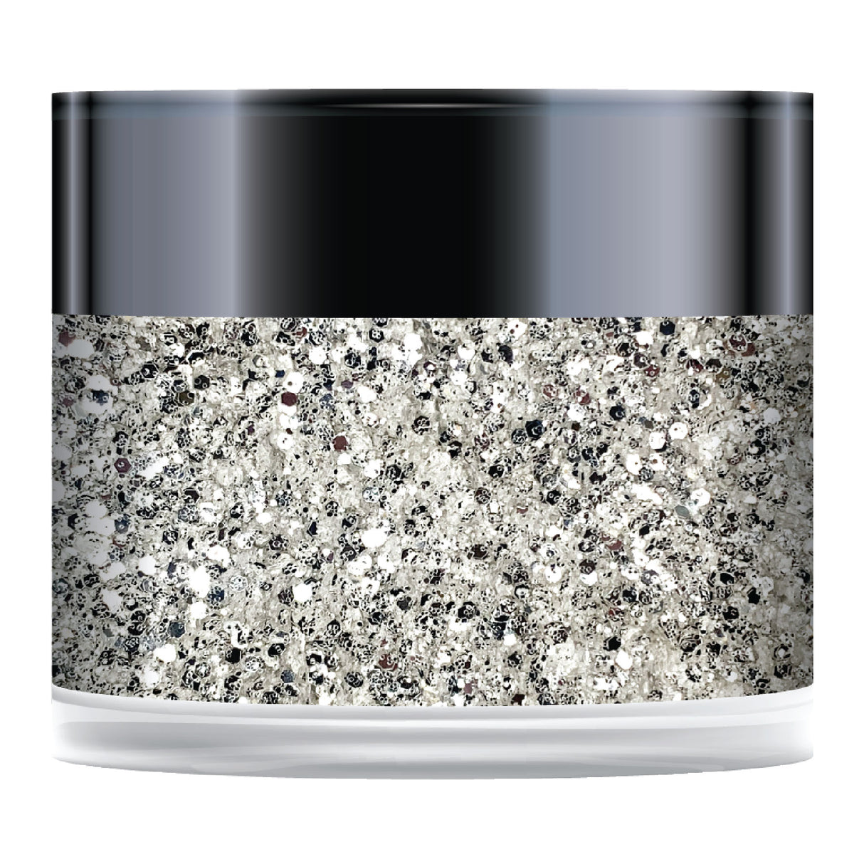 Sparkelicious Glitter im Glas, 1/2 oz, Silberkristall