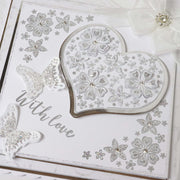 Stamps by Chloe Blossoming Heart and Corner Clear Stamp Set