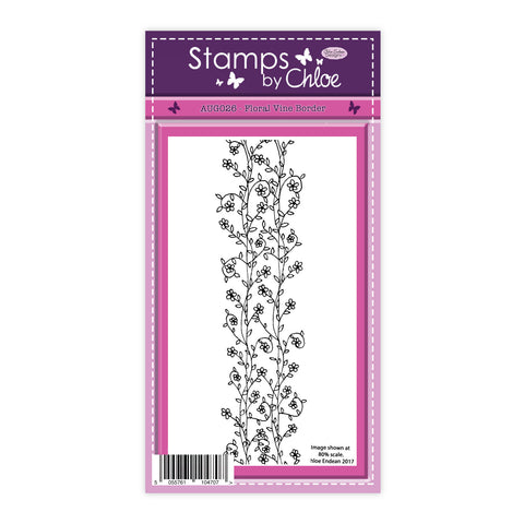Stamps by Chloe Floral Vine Border Clear Stamp