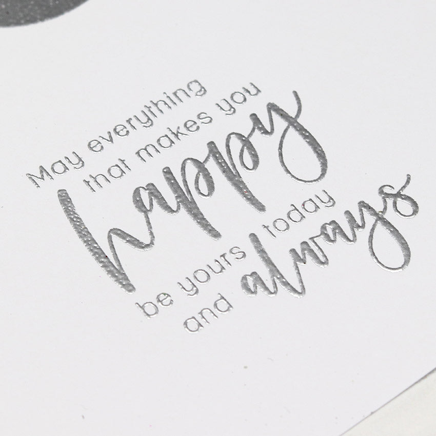 Chloes Creative Cards Photopolymer Stamp Set (A6) -  Happy Birthday Sentiments