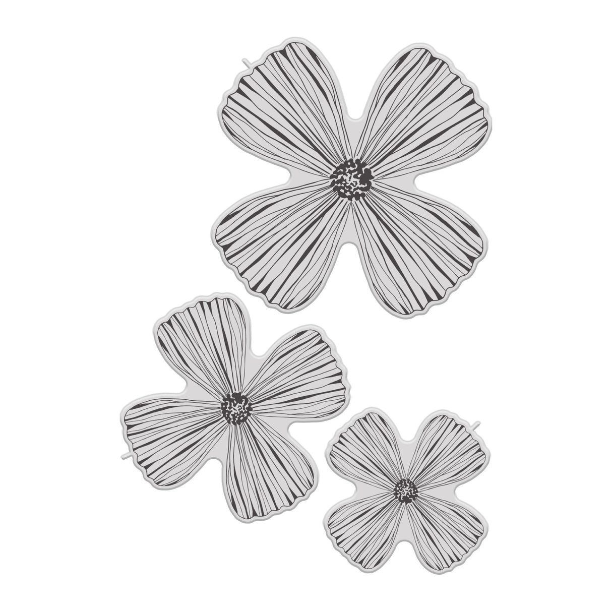 Chloes Creative Cards Die & Stamp Set - Rose Mallow