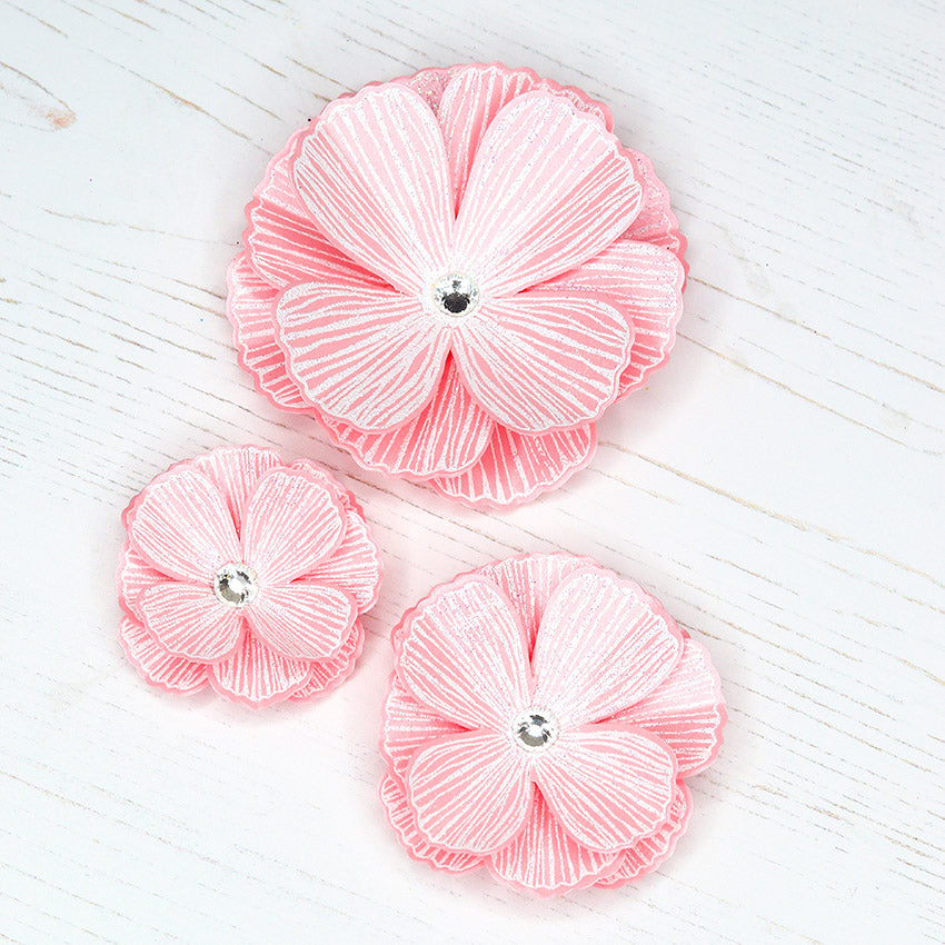 Chloes Creative Cards Die & Stamp Set - Rose Mallow