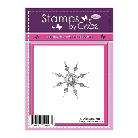 Stamps by Chloe Small Beaded Snowflake Clear Stamp