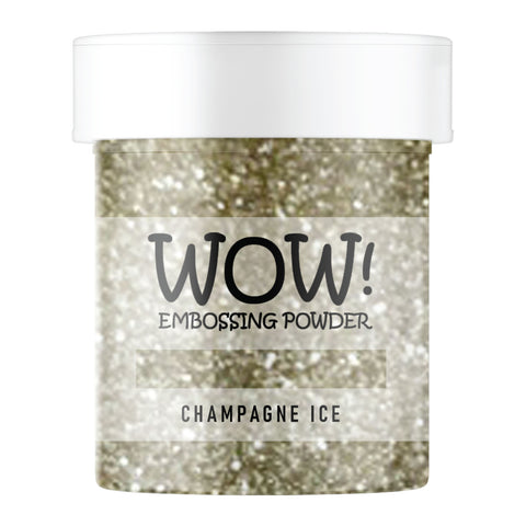 Stamps by Chloe WOW Embossing Glitter Champagne Ice