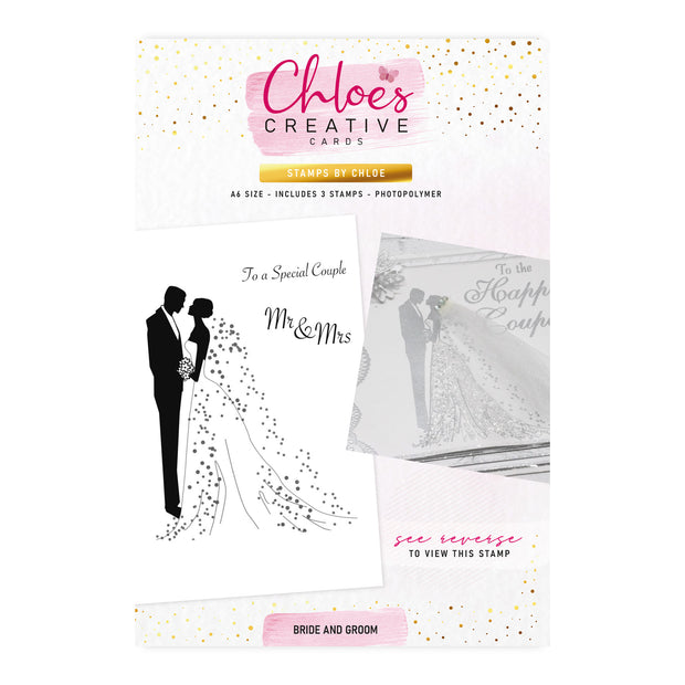 Stamps by Chloe Bride and Groom Clear Stamp