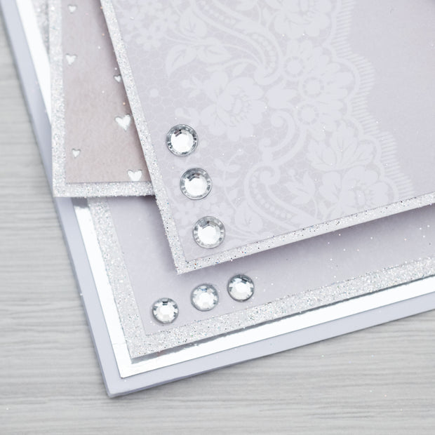 Chloes Creative Cards Foiled Paper Pad (8 x 8) - Wedding Collection