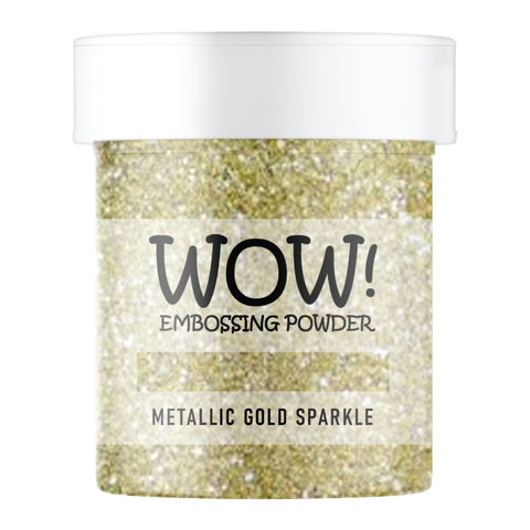 Stamps by Chloe WOW Embossing Glitter Metallic Gold Sparkle Large Jar