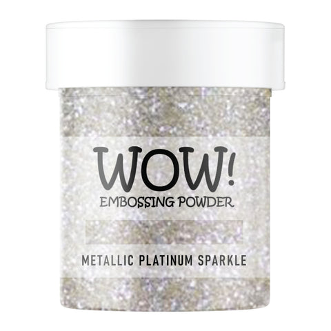 WOW Embossing Glitter Metallic Platinum Sparkle