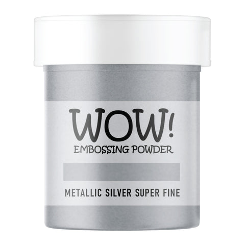 WOW Embossing Powder Metallic Silver Superfine Large Jar