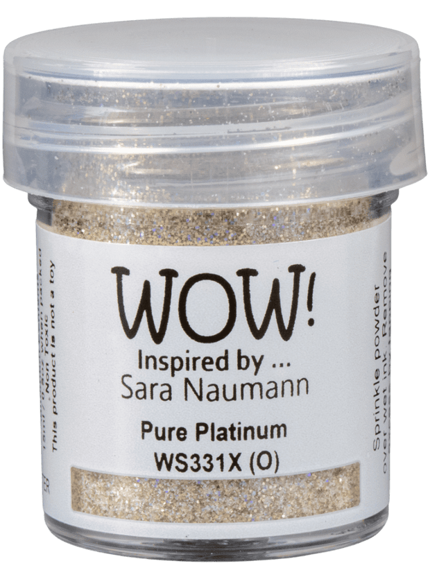 WOW Embossing Glitter Pure Platinum